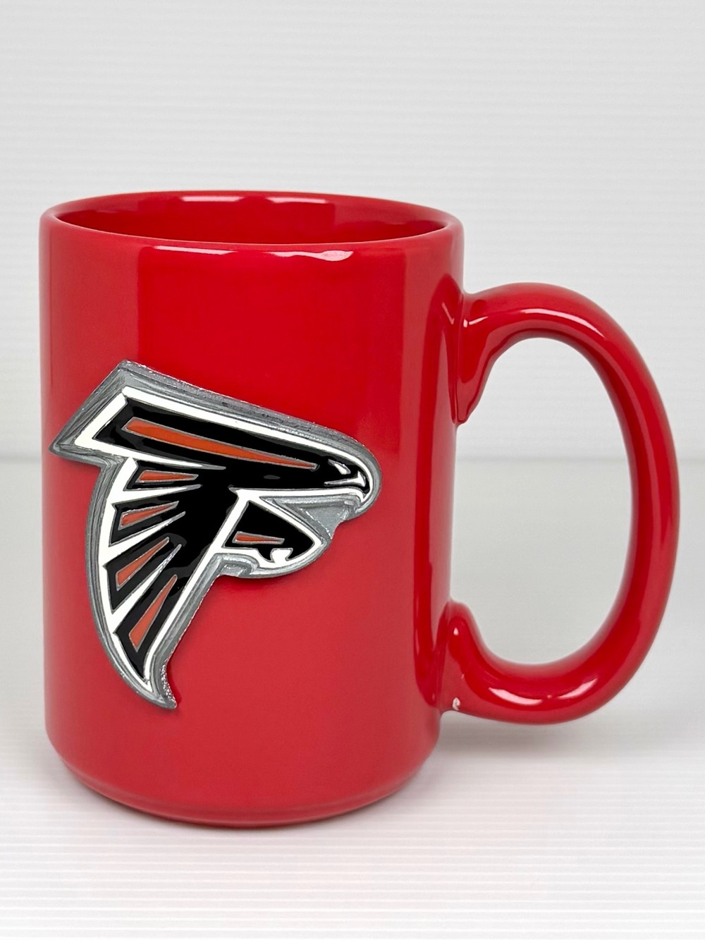 Atlanta Falcons Red Ceramic Coffee Mug 3D Logo NFL